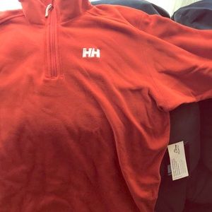 Orange helly Hansen warm sweater